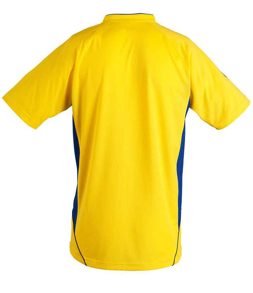 01639 Lemon/Royal Blue Back