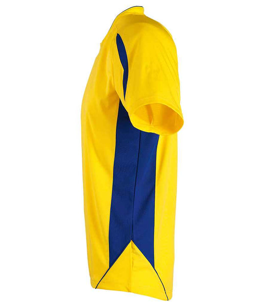 01639 Lemon/Royal Blue Left