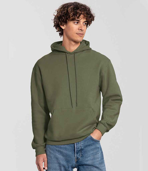 Fruit of the Loom Iconic Premium Hooded Sweatshirt | SS152 | Classic Olive