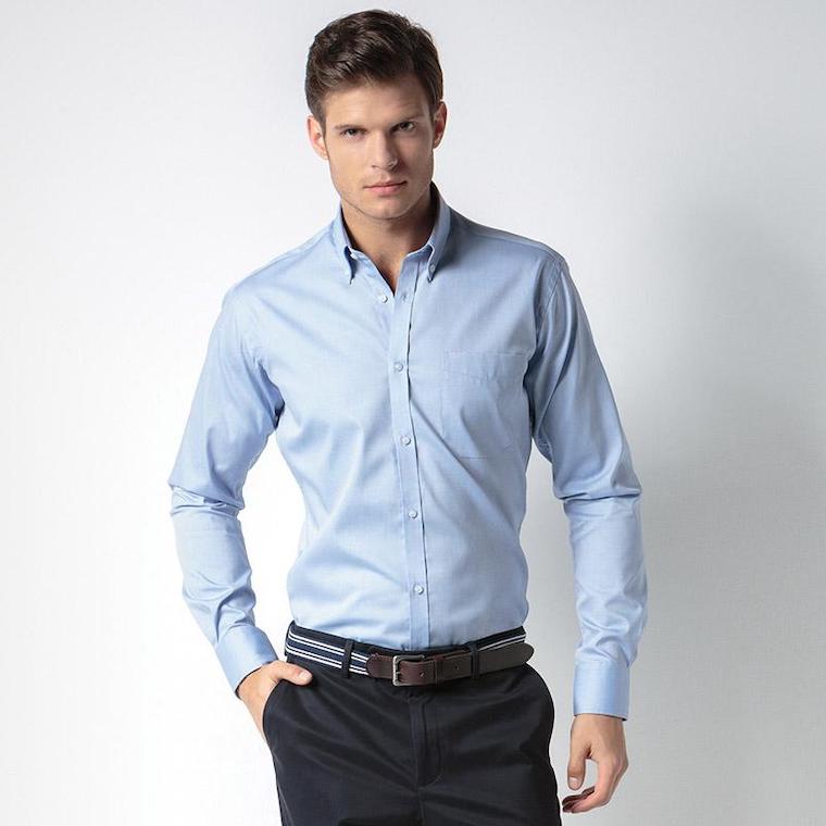 KK113 Kustom Kit Slim Fit Premium Oxford Shirt Long-Sleeved (Slim Fit)